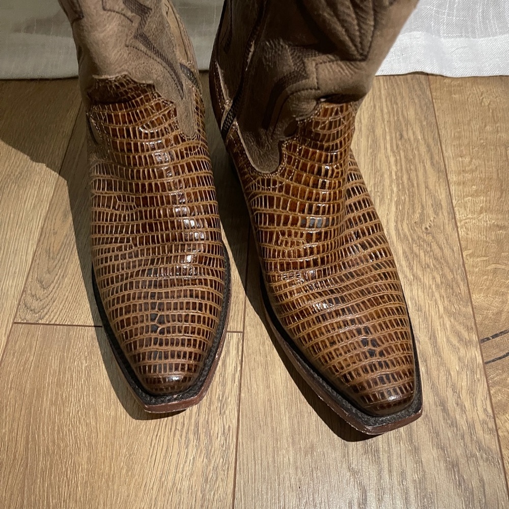Rock’em Women’s Brown Tall Cowboy Boots - Picture 5 of 10